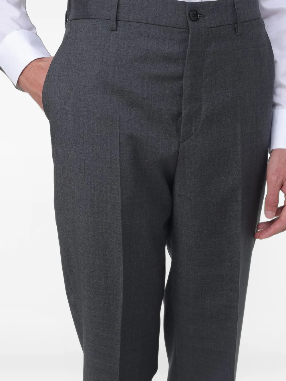 ETRO Broek met elastische taille Grijs