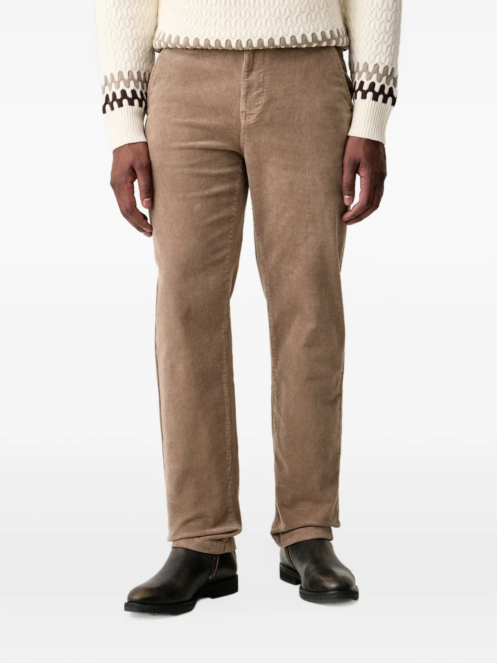 Lindbergh regular-fit corduroy trousers Beige