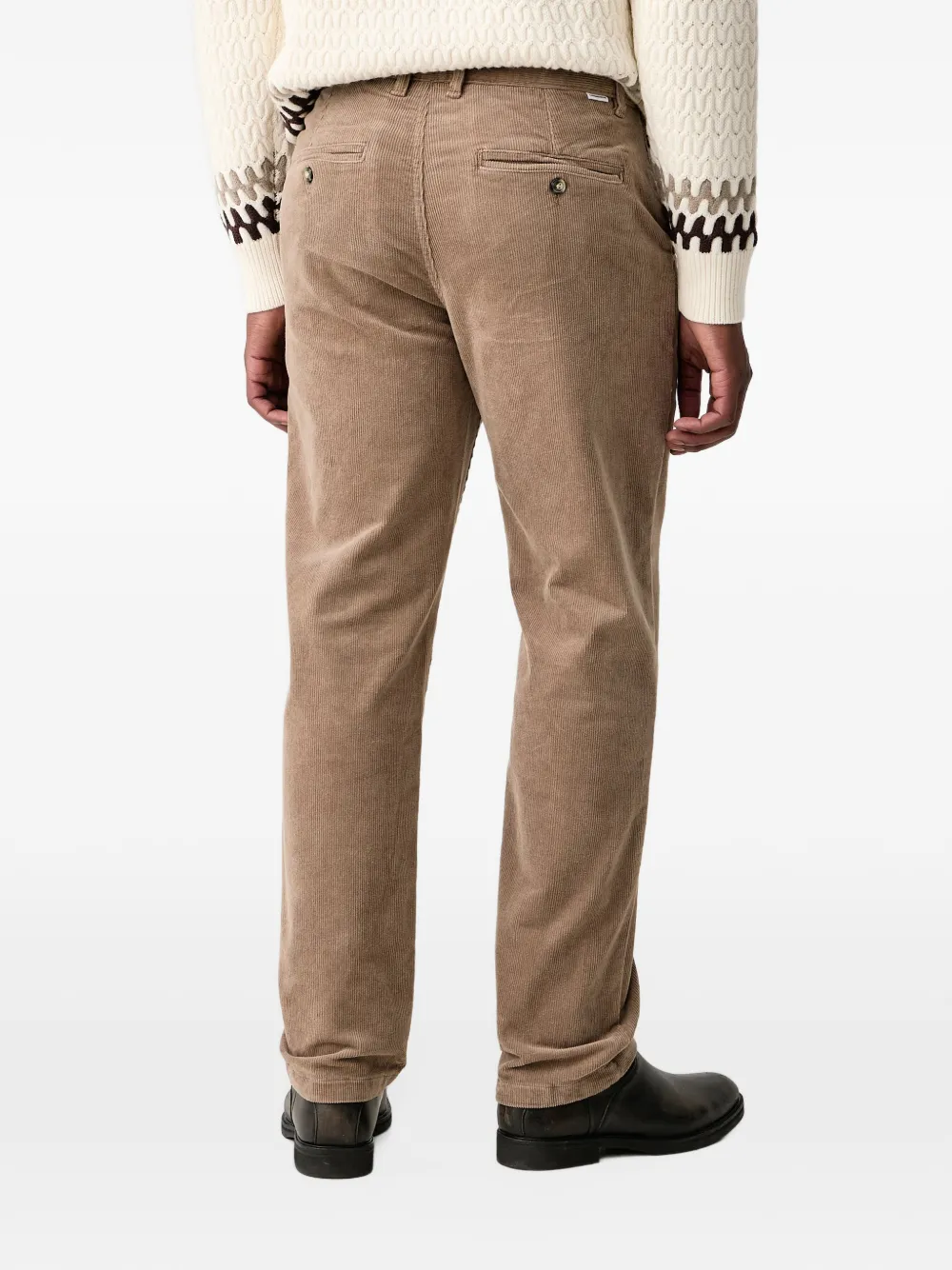 Lindbergh regular-fit corduroy trousers Beige
