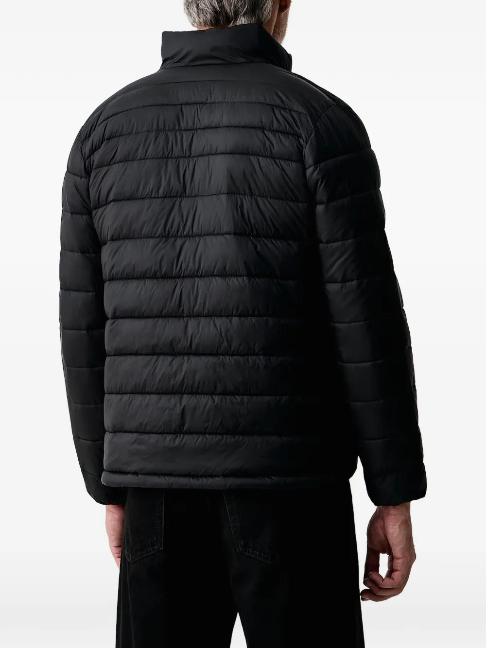 Lindbergh Bomberjack met logoprint Zwart
