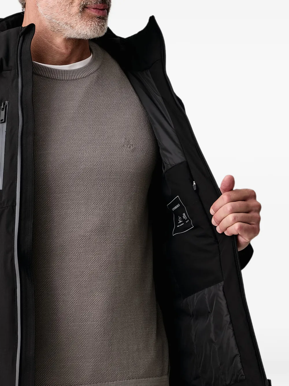 Lindbergh Jack met logoprint Zwart
