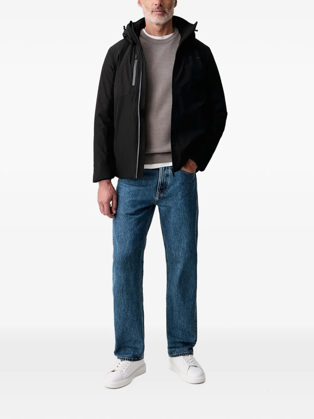 Lindbergh Jack met logoprint Zwart