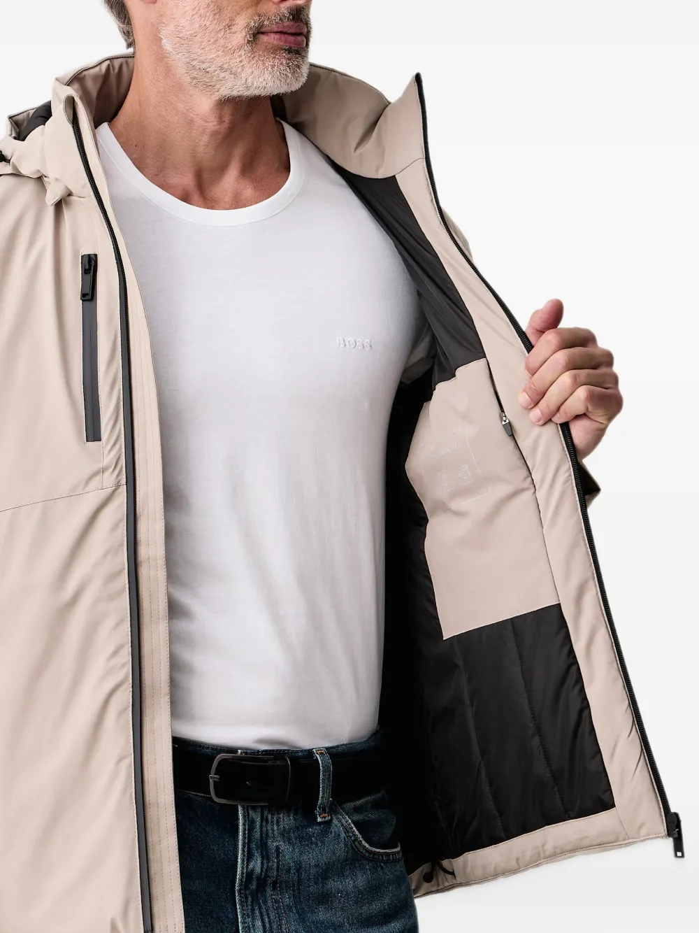 Lindbergh Jack met logoprint Beige
