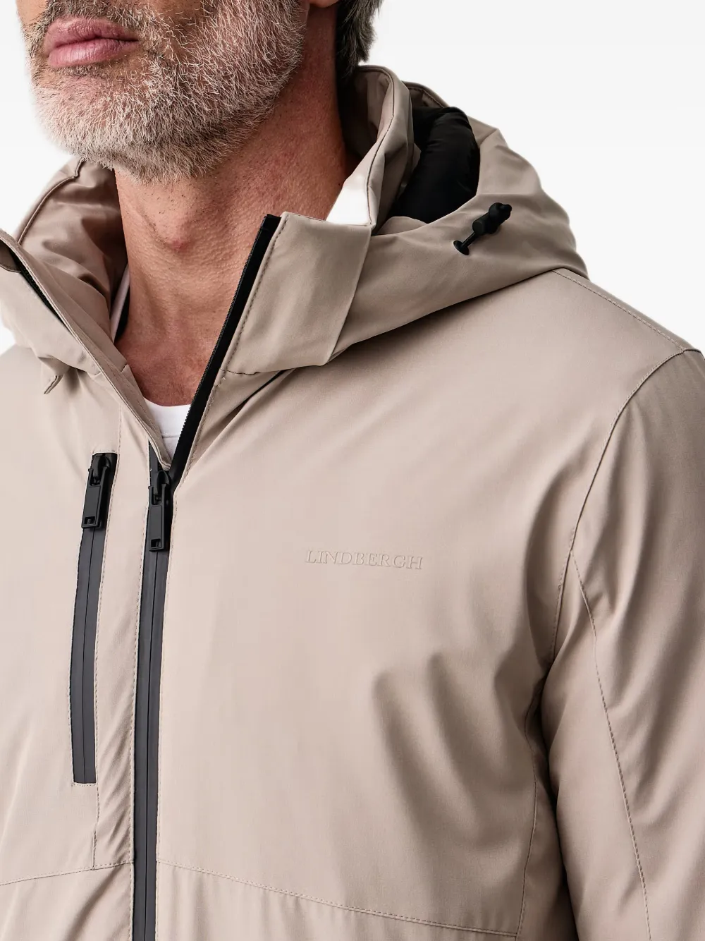 Lindbergh Jack met logoprint Beige
