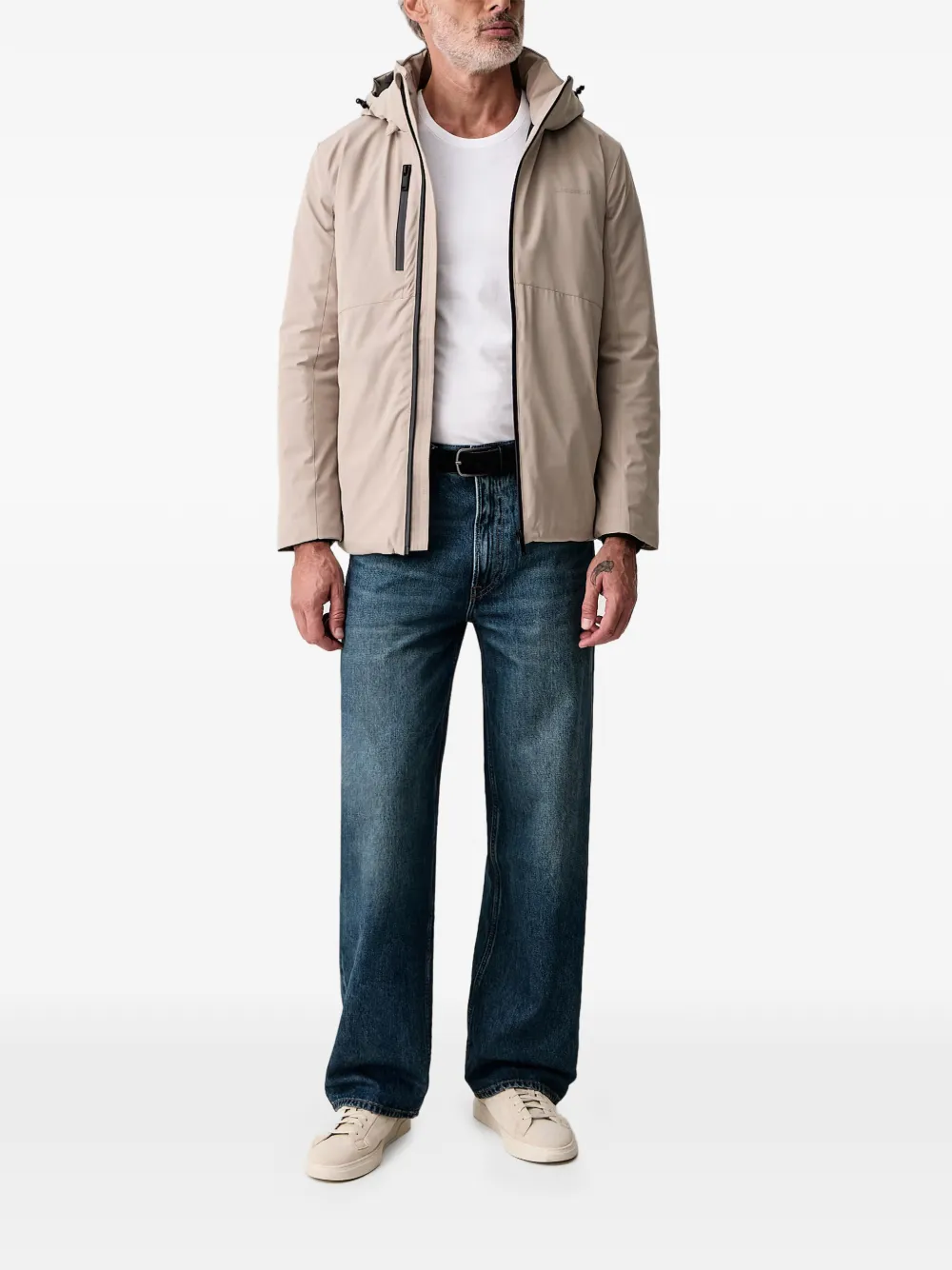 Lindbergh Jack met logoprint Beige