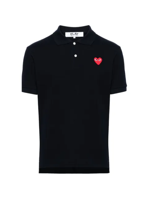 Comme Des Garçons Play heart-patch polo shirt