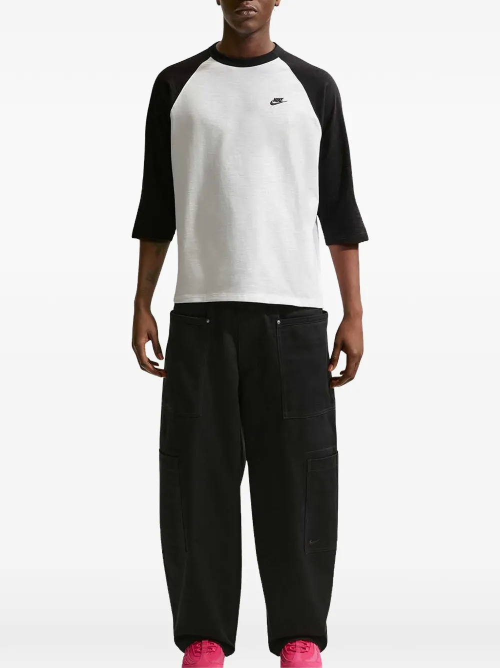 Nike raglan-sleeve Sportswear Club T-shirt - Bianco