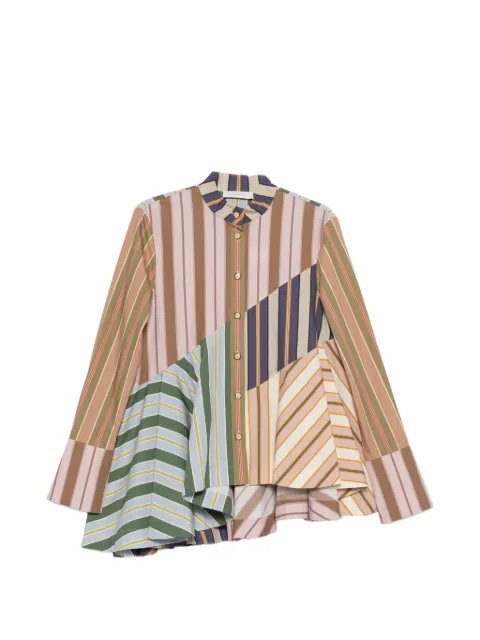 ZIMMERMANN Clash striped shirt