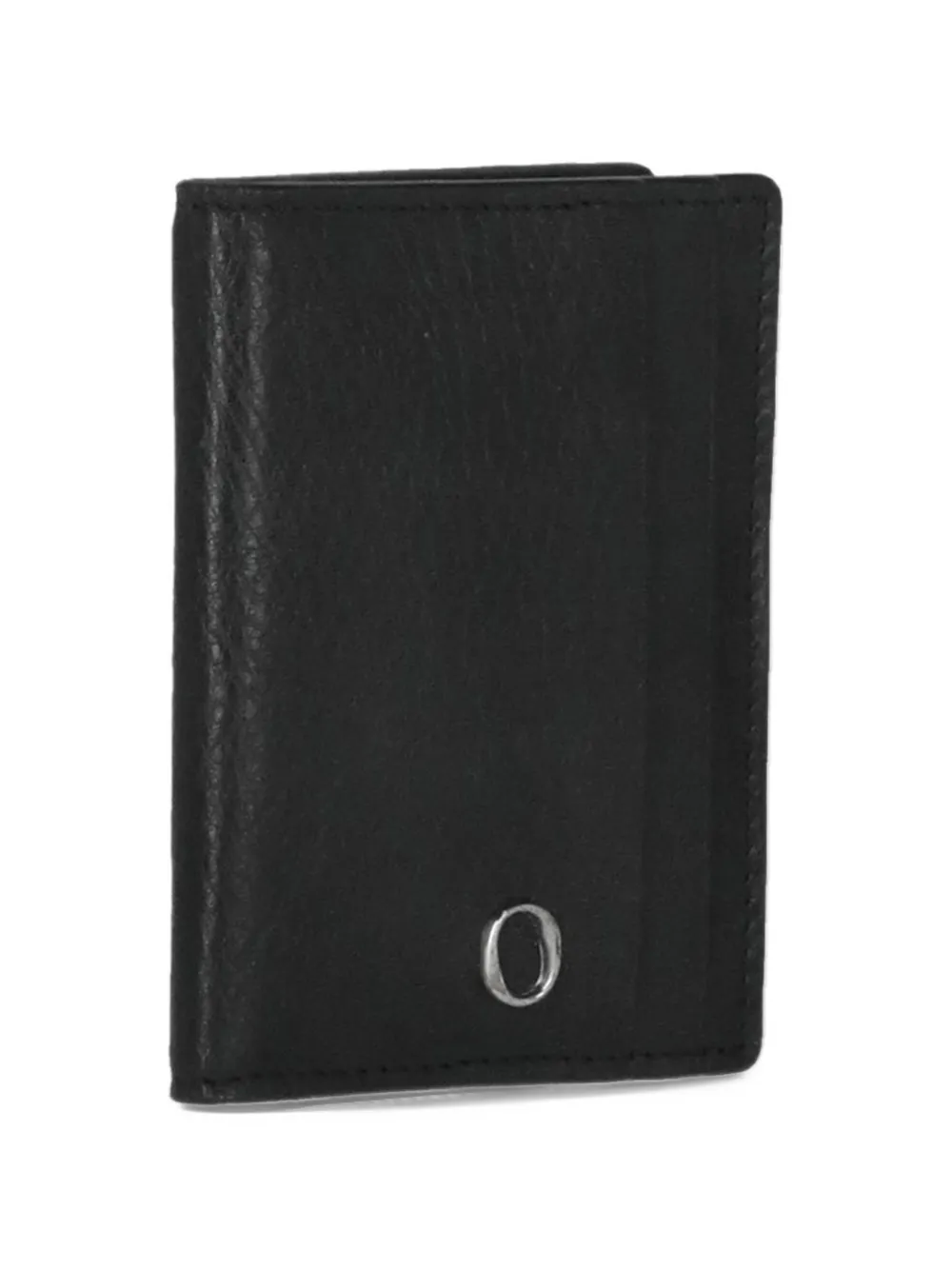 Orciani Lagoon logo-plaque bifold wallet Zwart