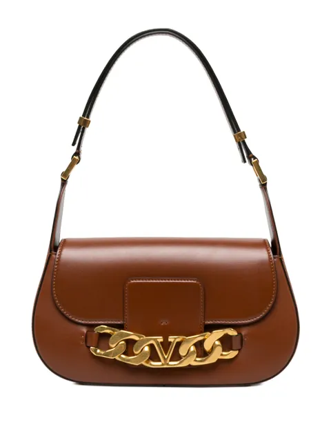 Valentino Garavani Pre-Owned 2018-2026 Medium Leather Vlogo Chain shoulder bag