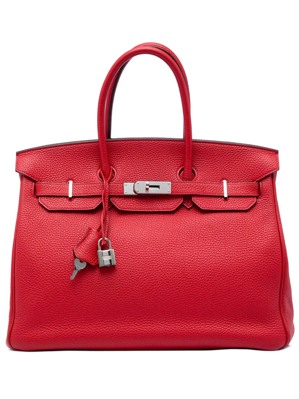 Hermès Pre-Owned 1997-2010 Togo Birkin Retourne 35 handbag - Red