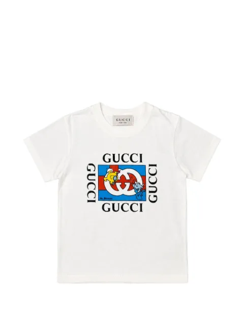 Gucci Kids x Mr. Men™ Little Miss™ logo-print interlocking  T-shirt