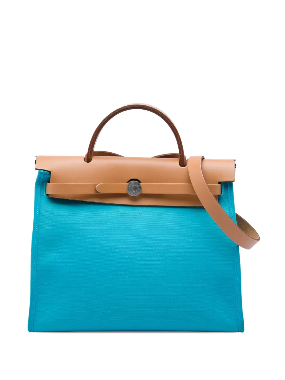 Hermès Pre-Owned 2012 Toile Verso Herbag Zip 31 satchel - Blue