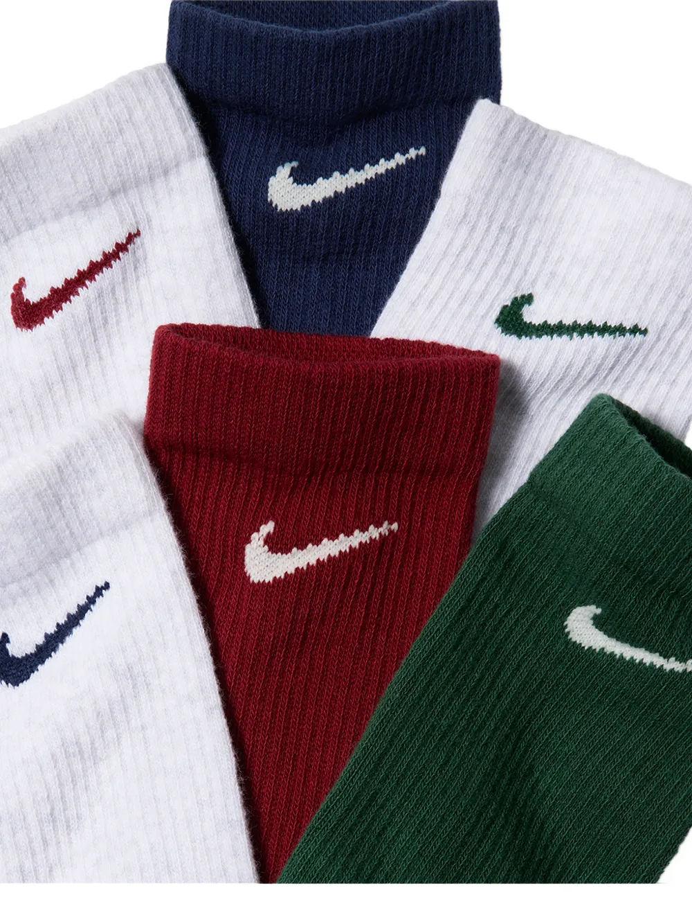 Nike Everyday Elevated crew socks (set of six) Wit