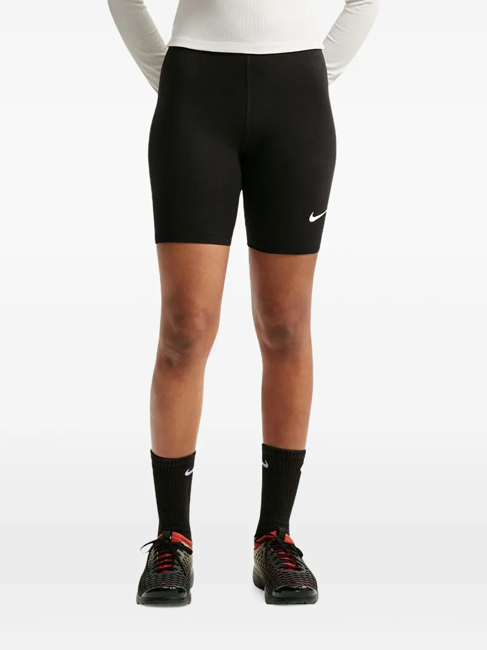 Nike high-waisted biker shorts Wit