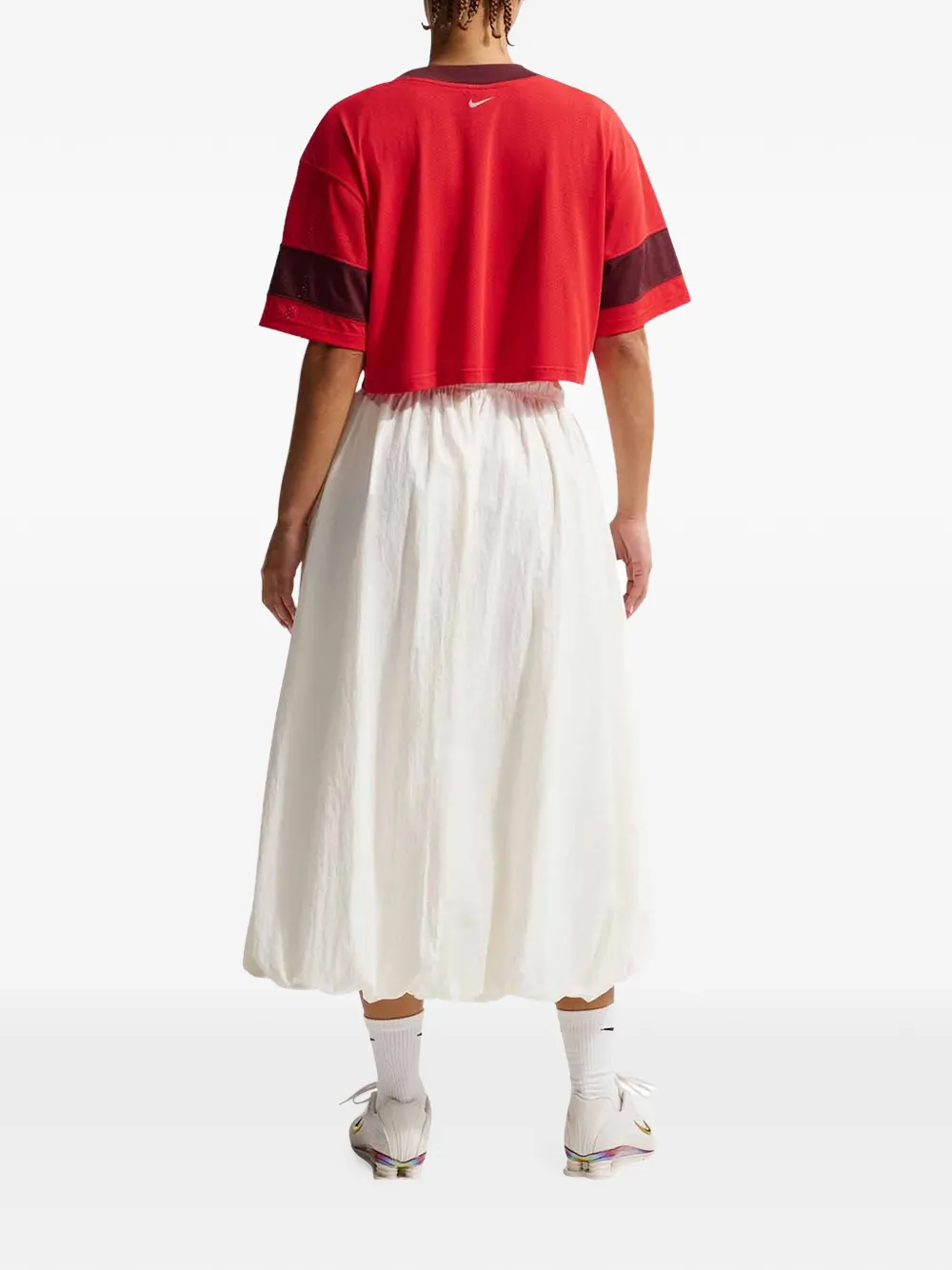 Nike Cropped T-shirt Wit