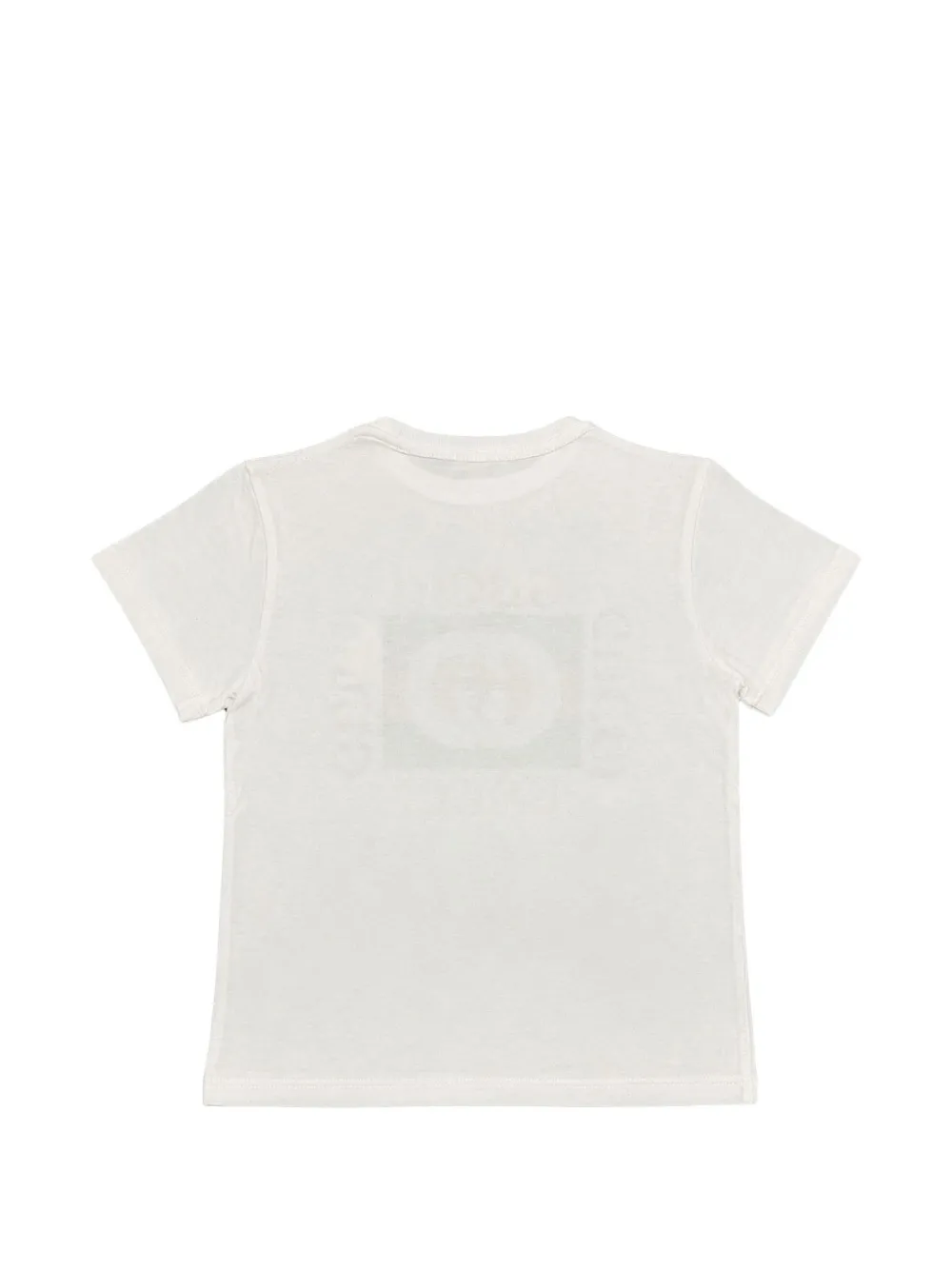 Gucci Kids Interlocking G horse-print T-shirt Wit