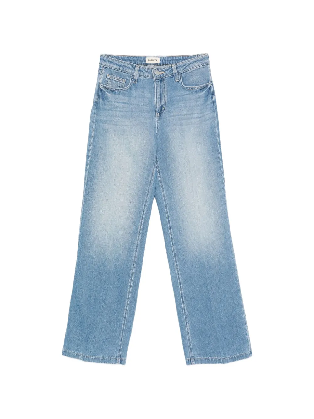 L'Agence Scottie faded-wash jeans - Blu