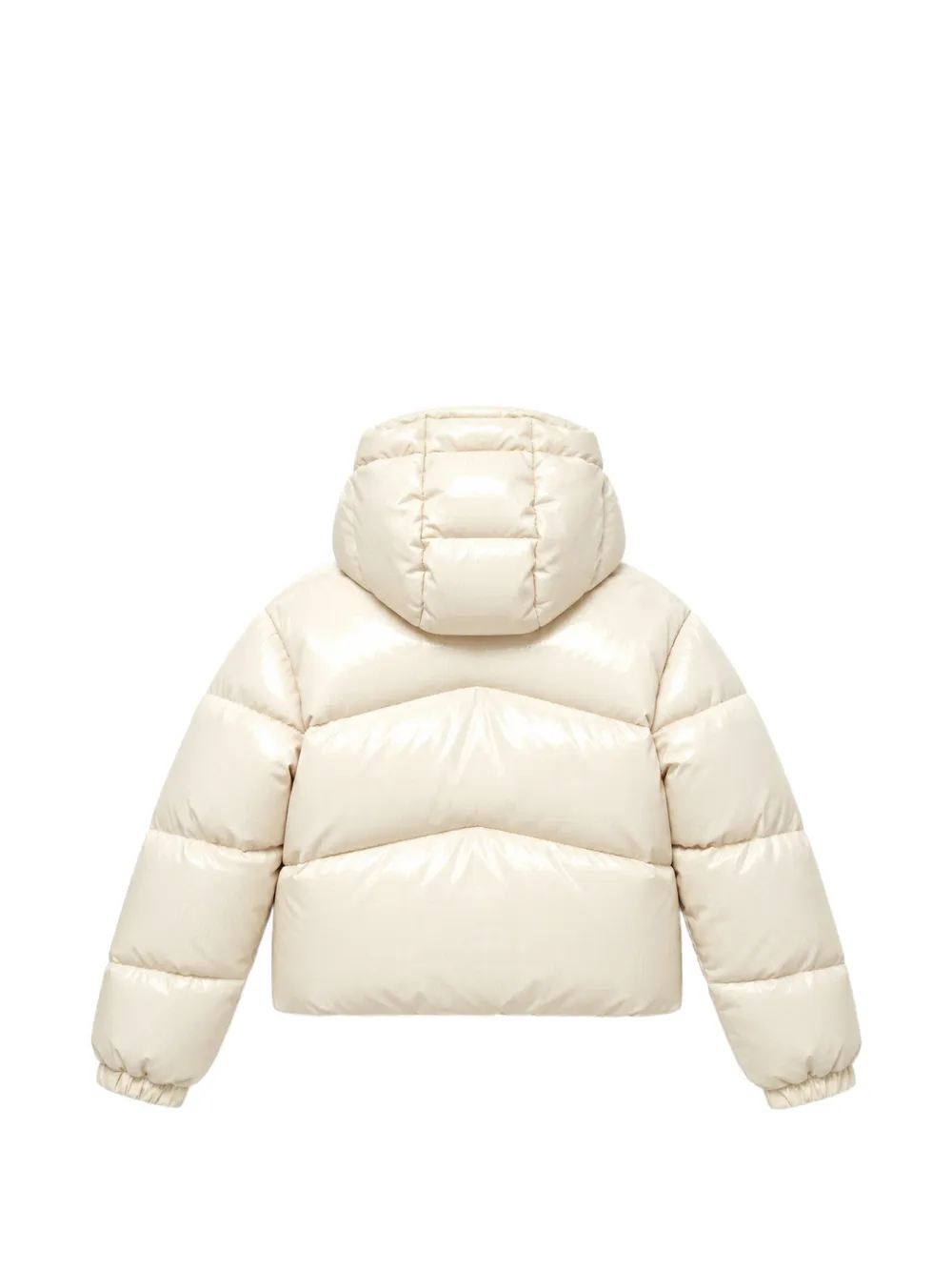 AFTER LABEL quilted hooded jacket Beige