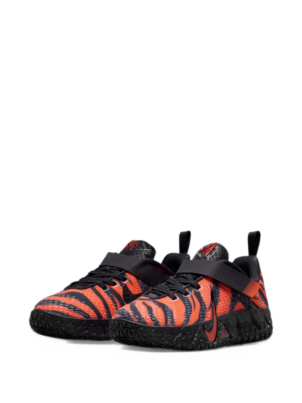 Nike Kids Ja 3 Animal Pack tiger-print sneakers - Arancione