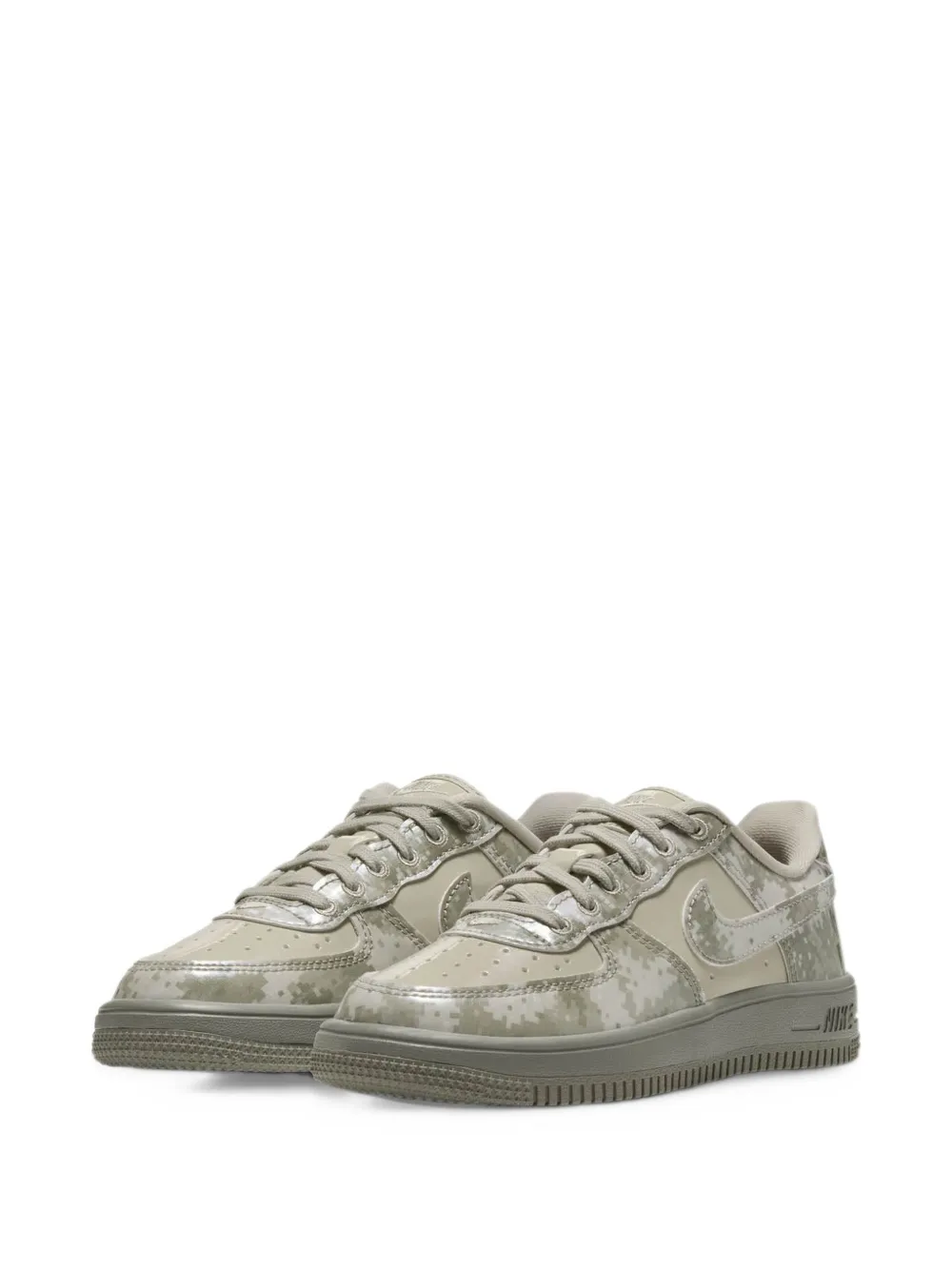 Nike Kids Force 1 Low Camo sneakers - Toni neutri