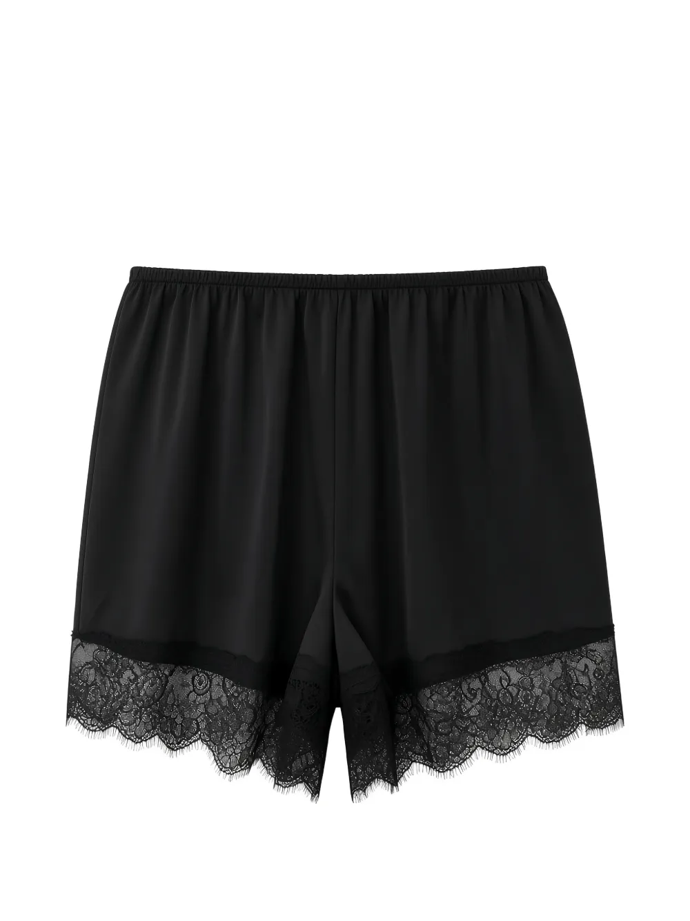 Dolce & Gabbana lace-trim shorts - Black