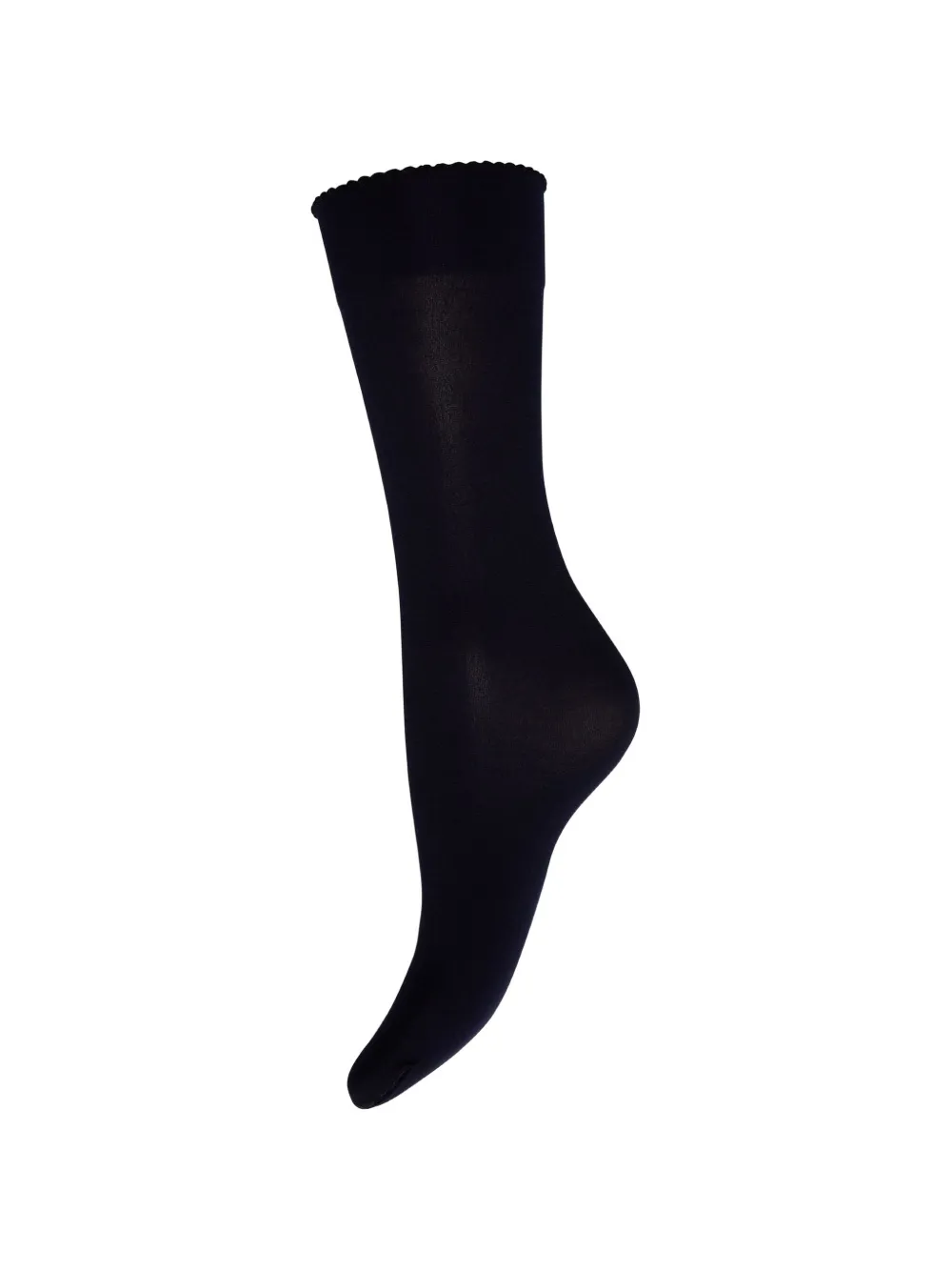 Wolford 50 Natural velvet-effect knee-high socks Zwart