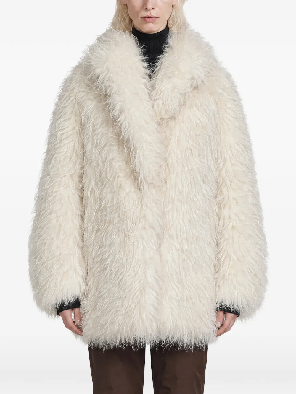 Moncler Grenoble Malencos faux-fur jacket Beige