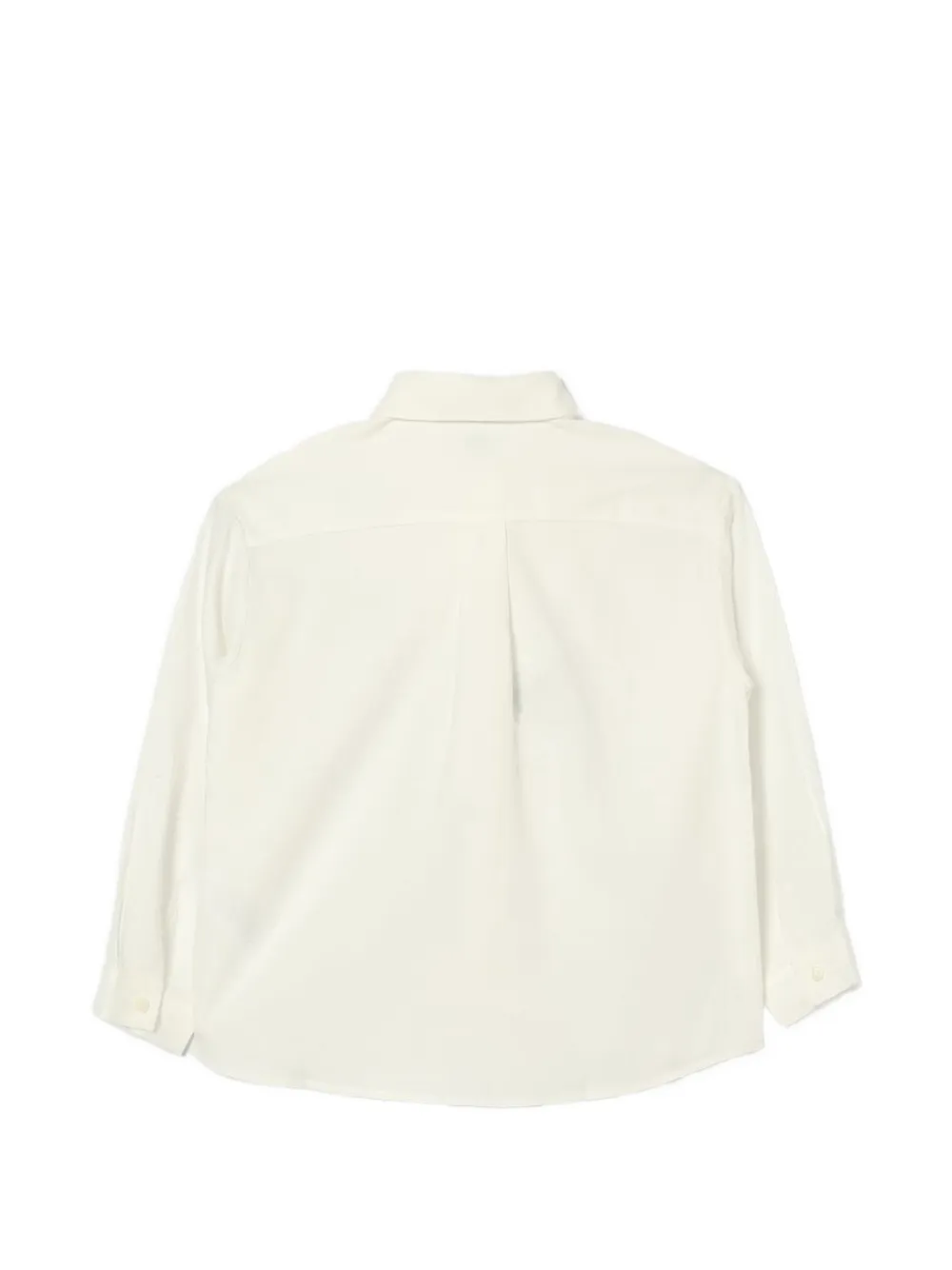 Il Gufo bow-detail long-sleeve shirt Wit