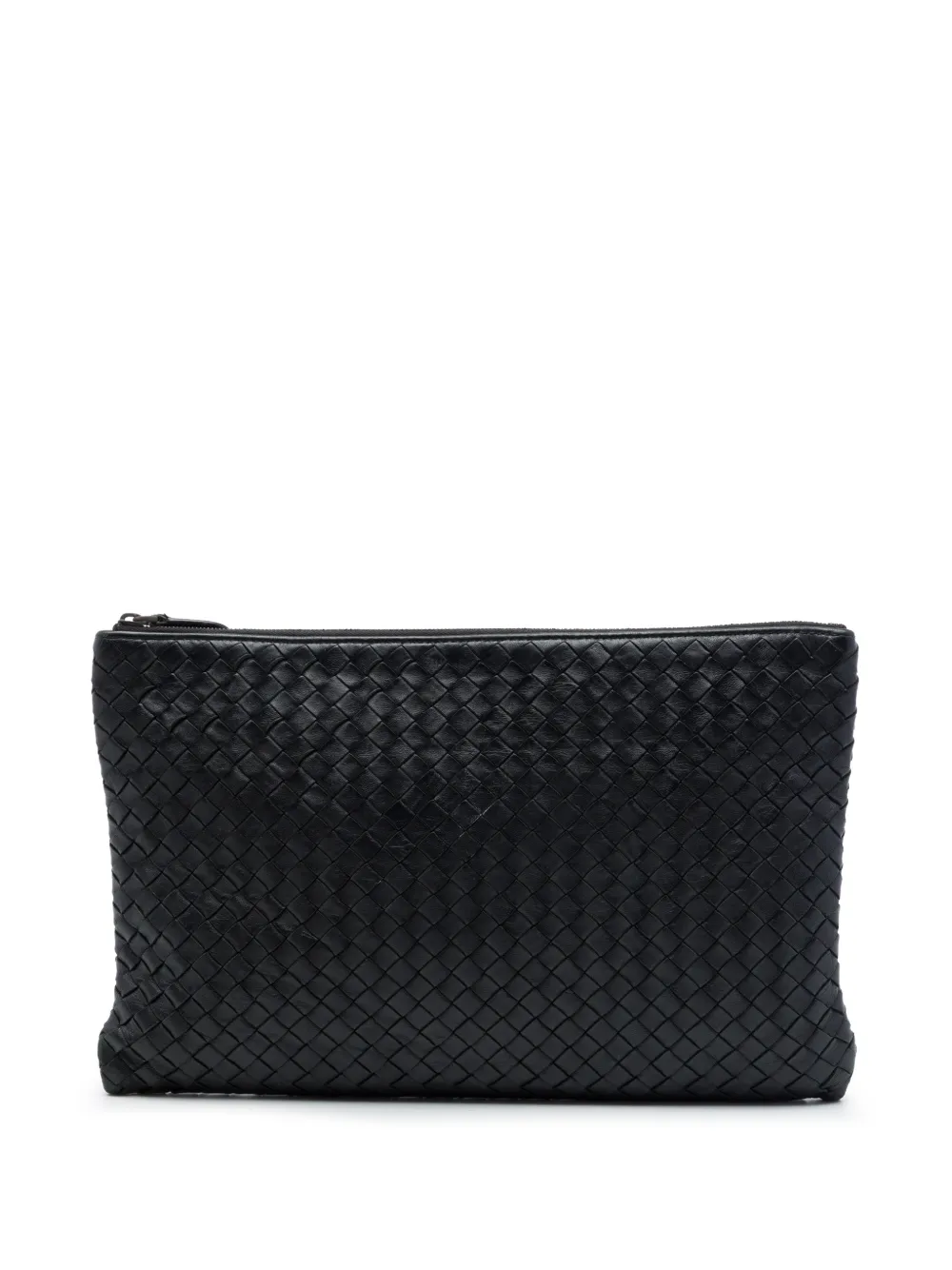 Bottega Veneta Pre-Owned 2012-2026 Nappa Intrecciato clutch bag - Black