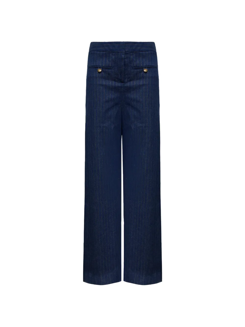 Veronica Beard Ledger wide-leg trousers Blauw