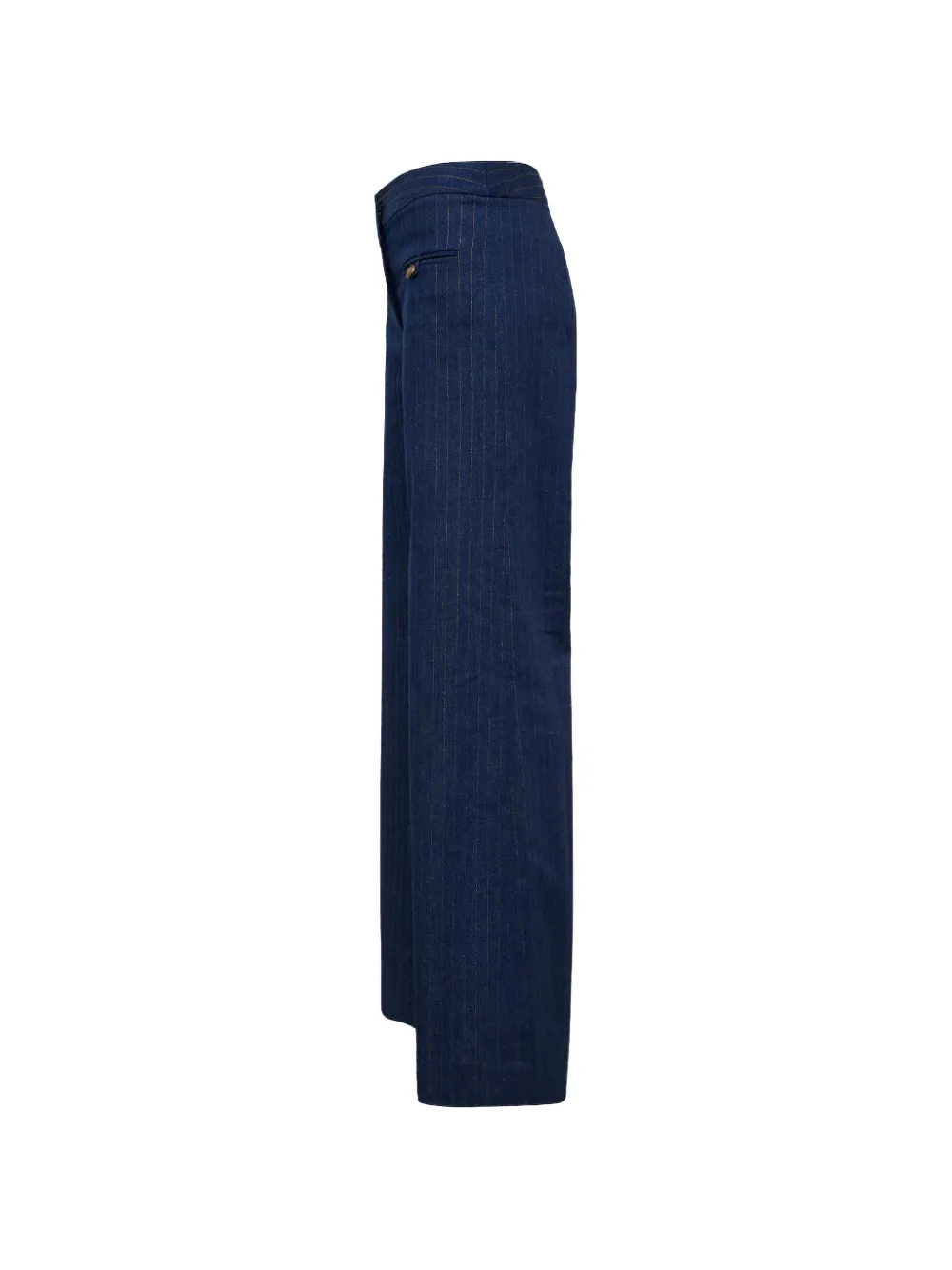 Veronica Beard Ledger wide-leg trousers Blauw
