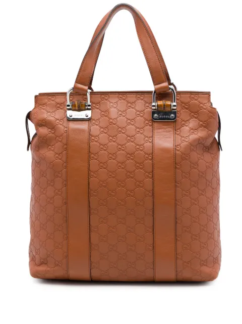 Gucci Pre-Owned 2000-2015 Guccissima Tender Bamboo Bar tote bag