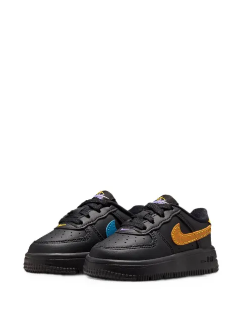 Nike Kids Force 1 Low logo-detail sneakers