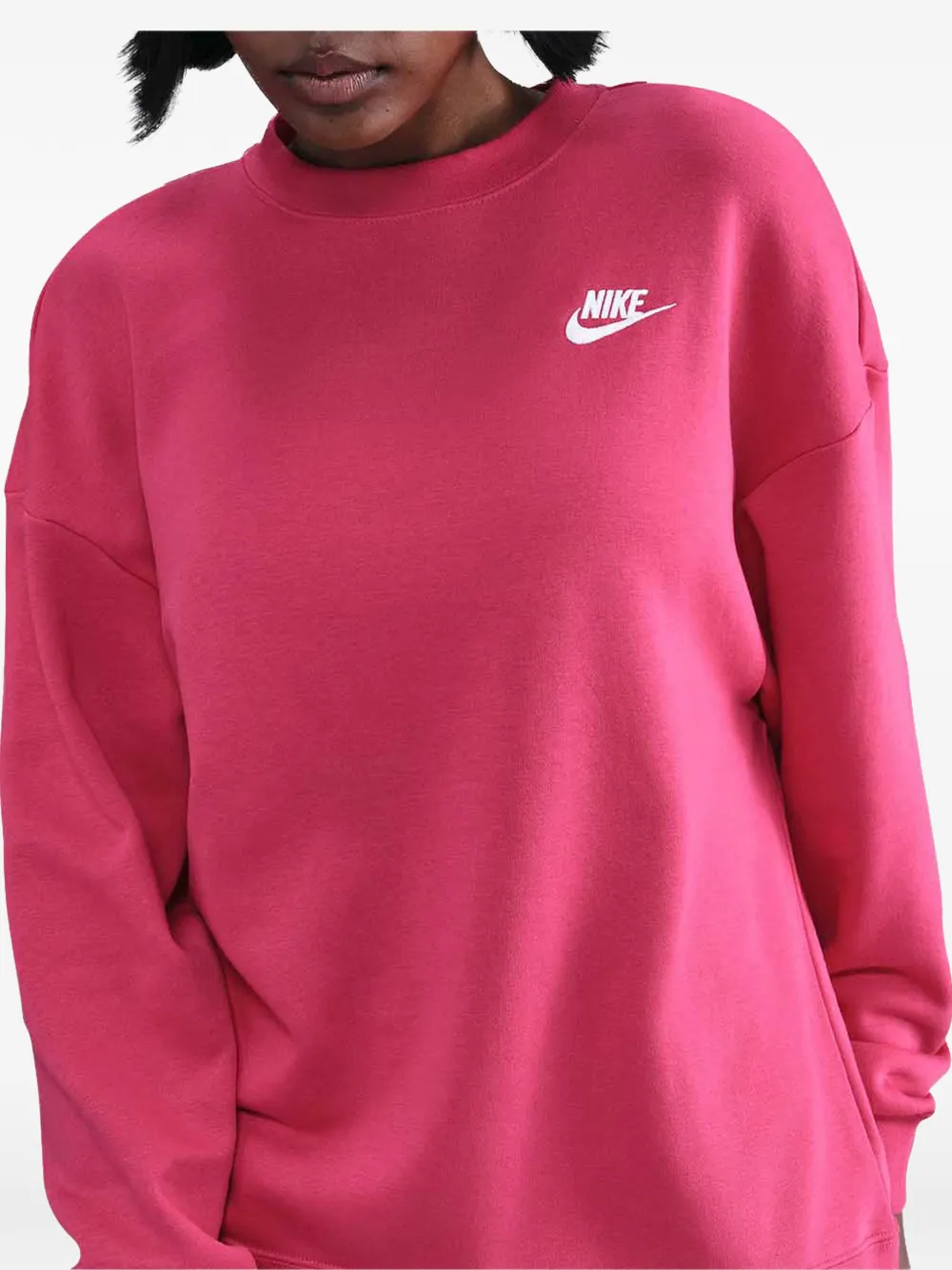 Nike Sportswear Club Fleece sweater - Rosa