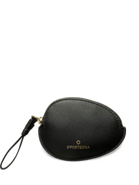 La Portegna Stone leather coin purse