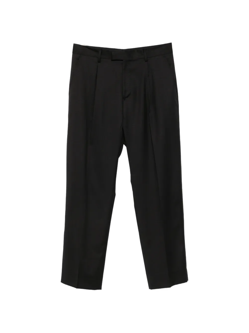 Low Brand pleated straight-leg trousers Zwart