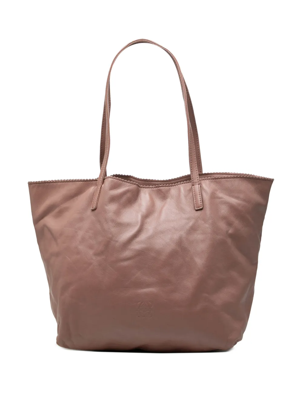 Loewe Pre-Owned 2010 Leather Anagram tote bag - Rosa