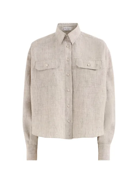 Brunello Cucinelli chest-pocket shirt