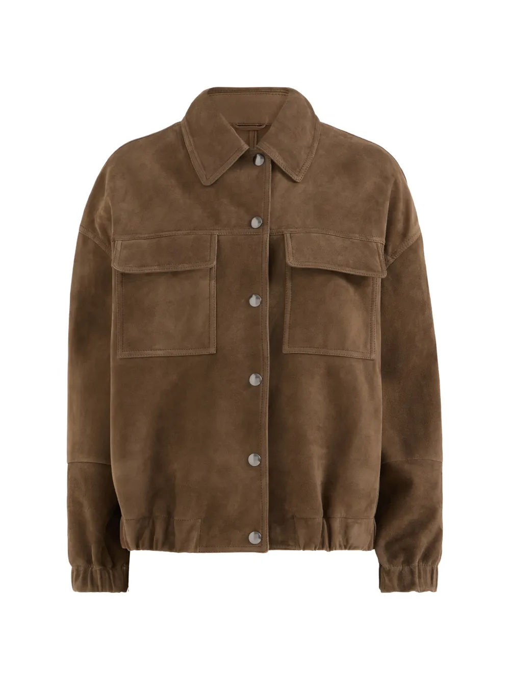Brunello Cucinelli Monili suède jack Bruin