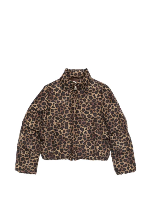 MC2 Saint Barth Kids Maddy JR leopard-print padded coat