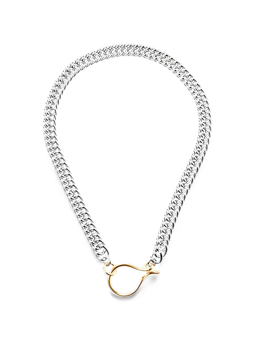 BEATRIZ PALACIOS curb-chain necklace - Argento