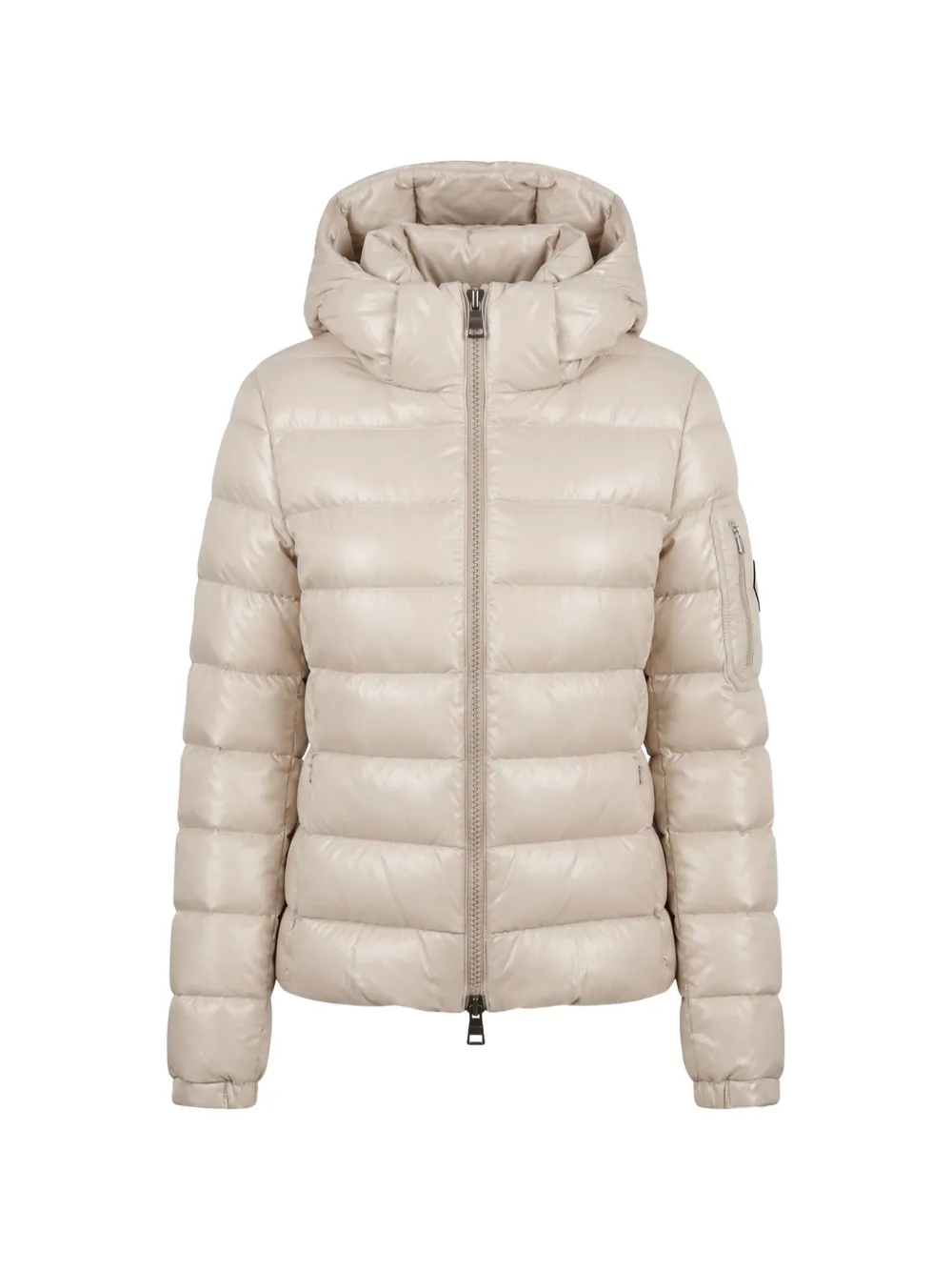Herno quilted hooded jacket Beige