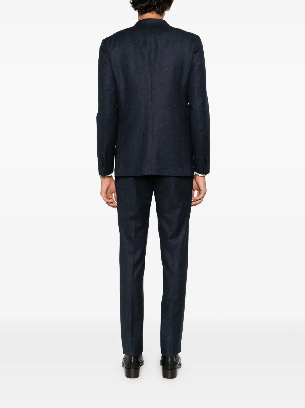 Tagliatore single-breasted wool suit Blauw