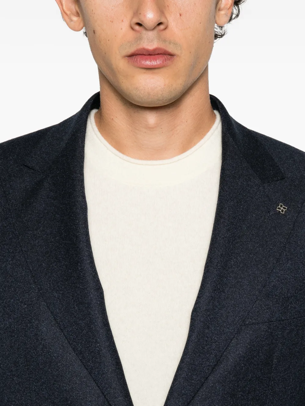 Tagliatore single-breasted wool suit Blauw