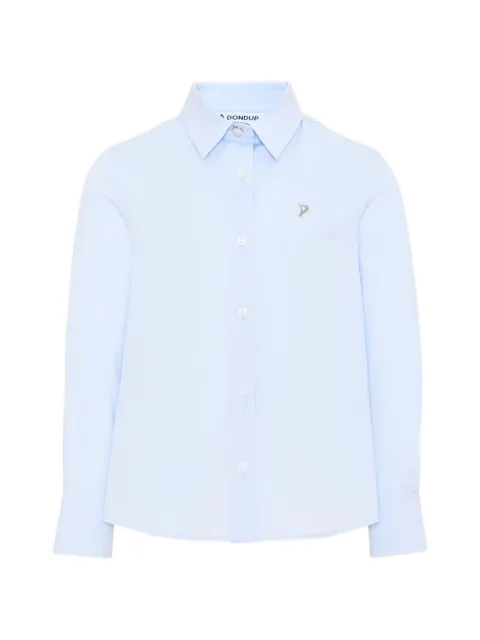DONDUP KIDS camisa manga larga con placa del logo