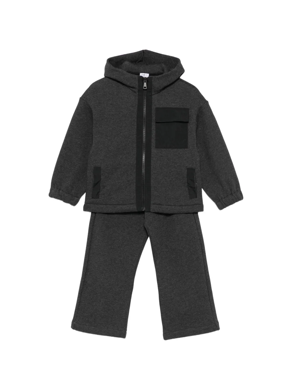Il Gufo hooded zip-up tracksuit - Grigio