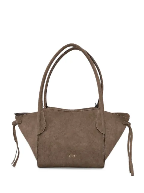 Poche Paris Torba suede-effect drawstring tote bag