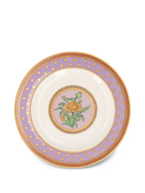 Versace Pre-Owned Floral Greca-border tea set (set of 18)