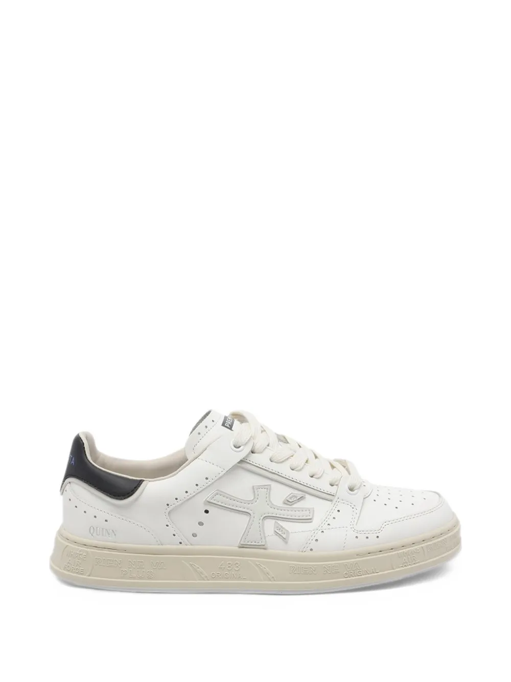 Premiata Quinn logo-patch sneakers - Bianco